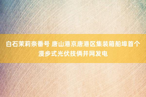 白石茉莉奈番号 唐山港京唐港区集装箱船埠首个漫步式光伏技俩并网发电