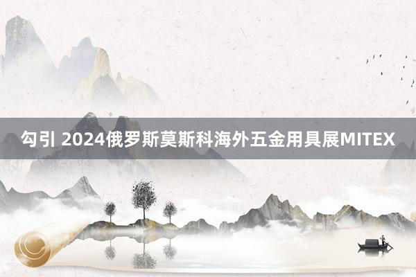 勾引 2024俄罗斯莫斯科海外五金用具展MITEX