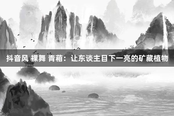 抖音风 裸舞 青葙：让东谈主目下一亮的矿藏植物