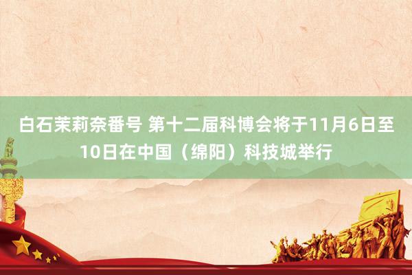 白石茉莉奈番号 第十二届科博会将于11月6日至10日在中国（绵阳）科技城举行