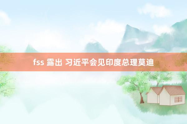 fss 露出 习近平会见印度总理莫迪